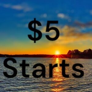 All items in this listing will start at $5 in a live show